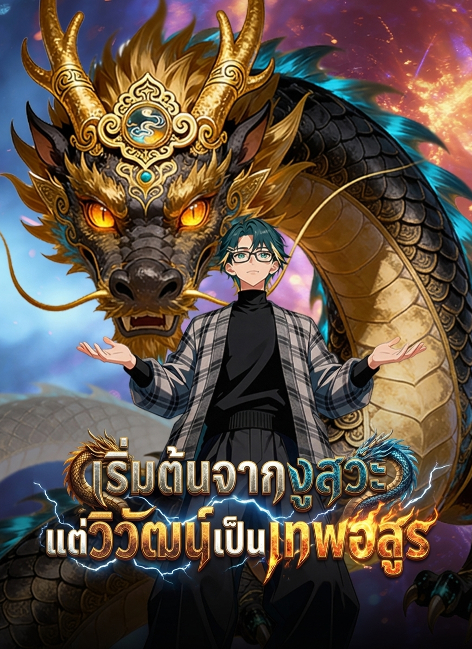 เริ่มต้นจากงูสวะ แต่วิวัฒน์เป็นเทพอสูร