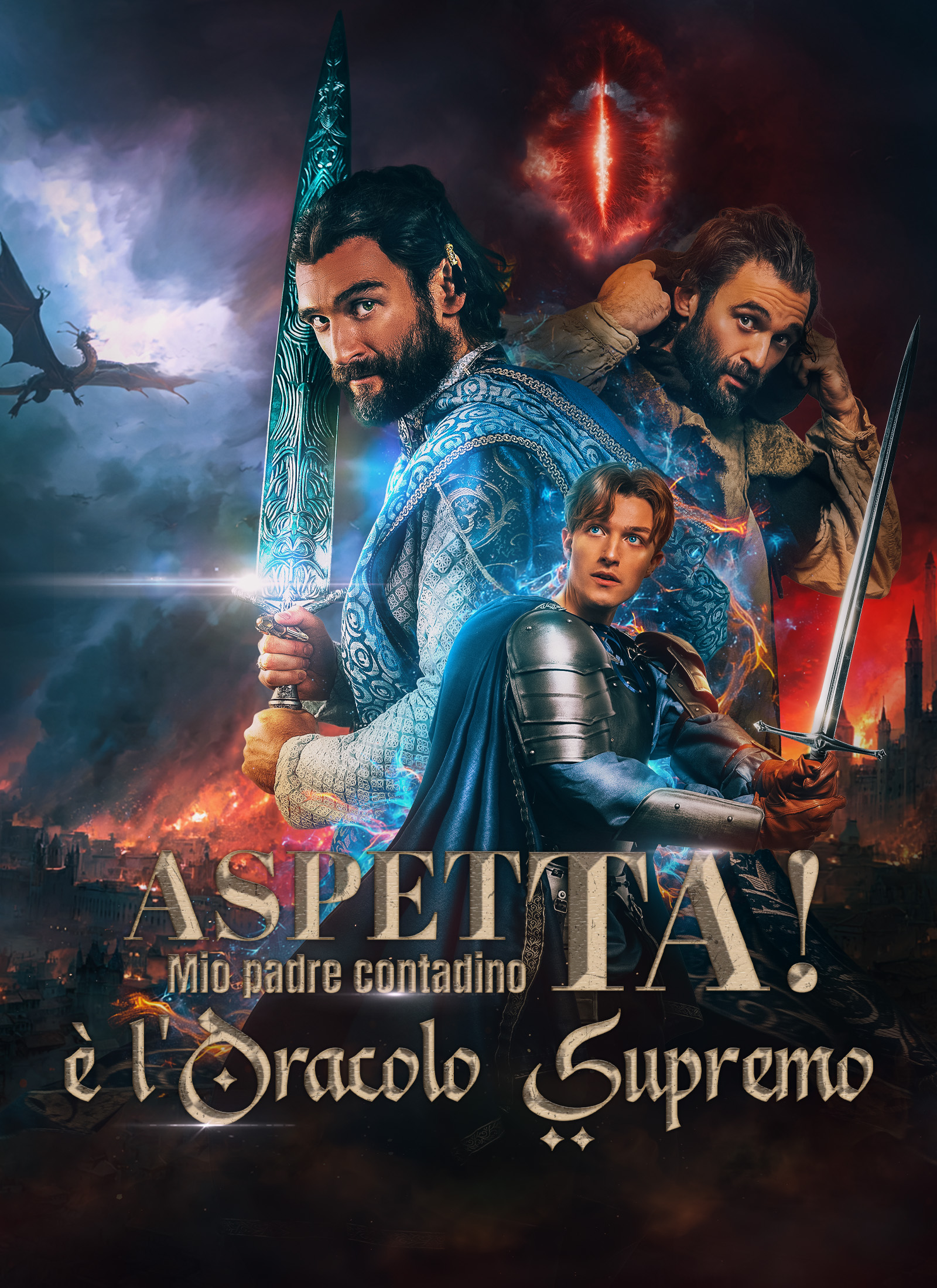 [Doppiato]Aspetta! Mio padre contadino è l'Oracolo Supremo
