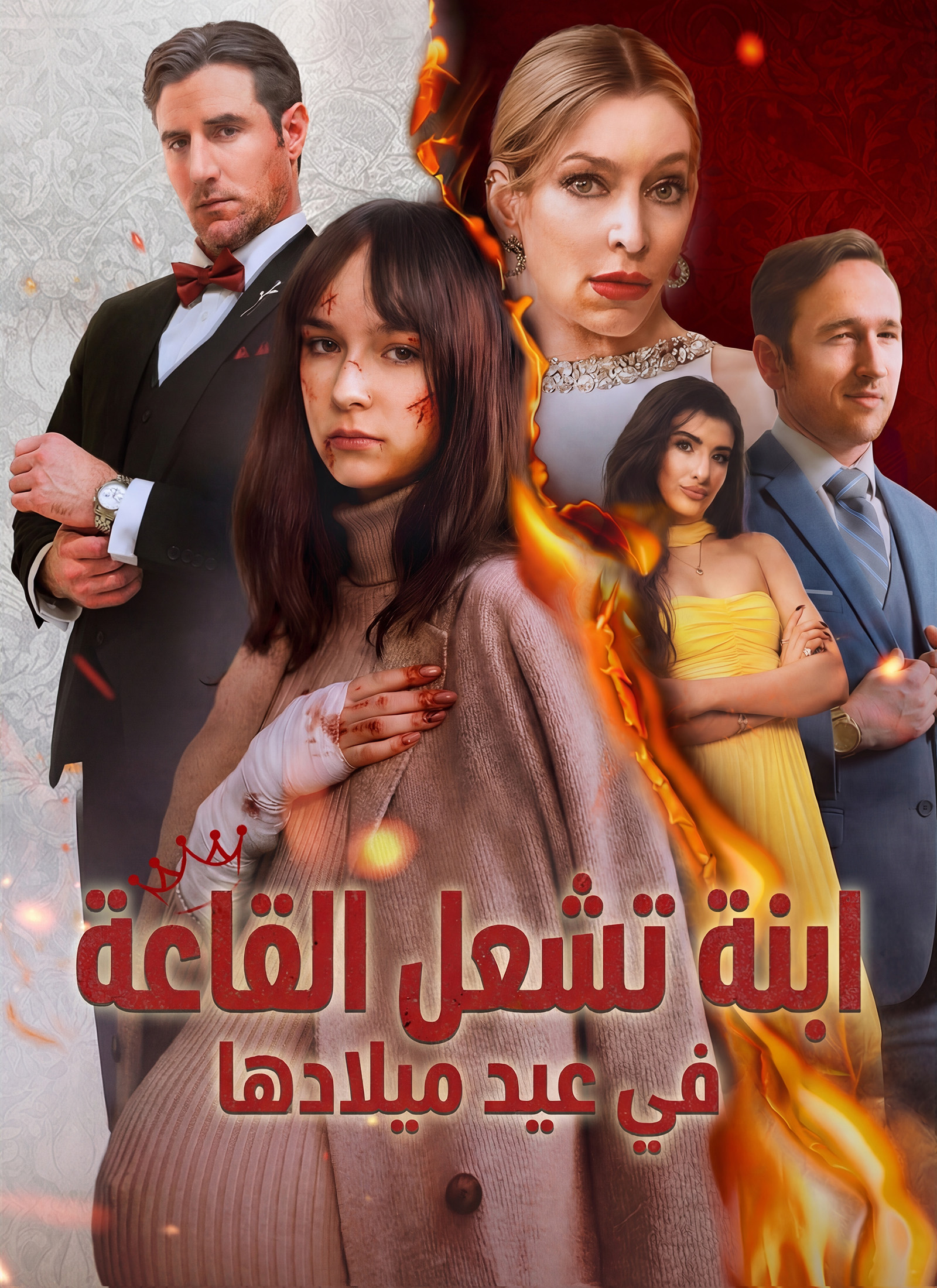 ابنة تشعل القاعة في عيد ميلادها مدبلج