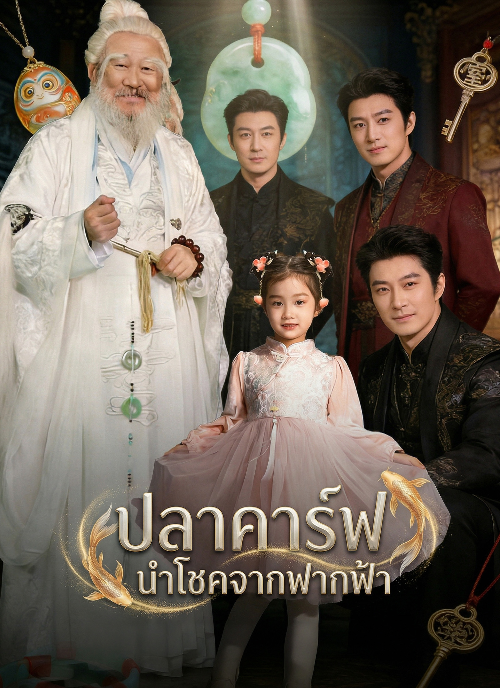 Poster ปลาคาร์ฟนำโชคจากฟากฟ้า