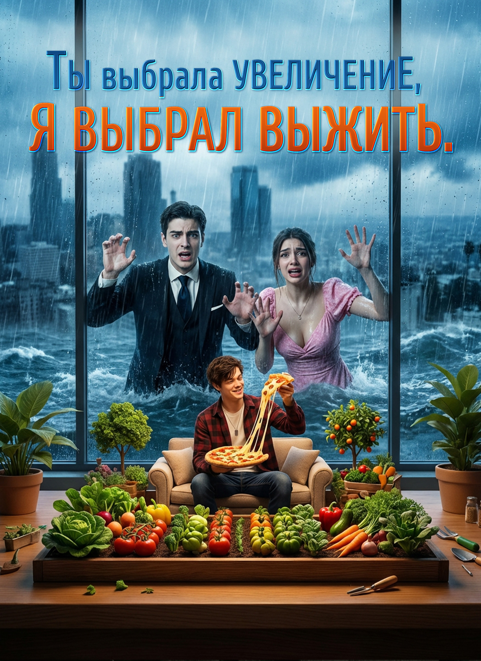 Ты выбрала увеличение, я выбрал выжить.