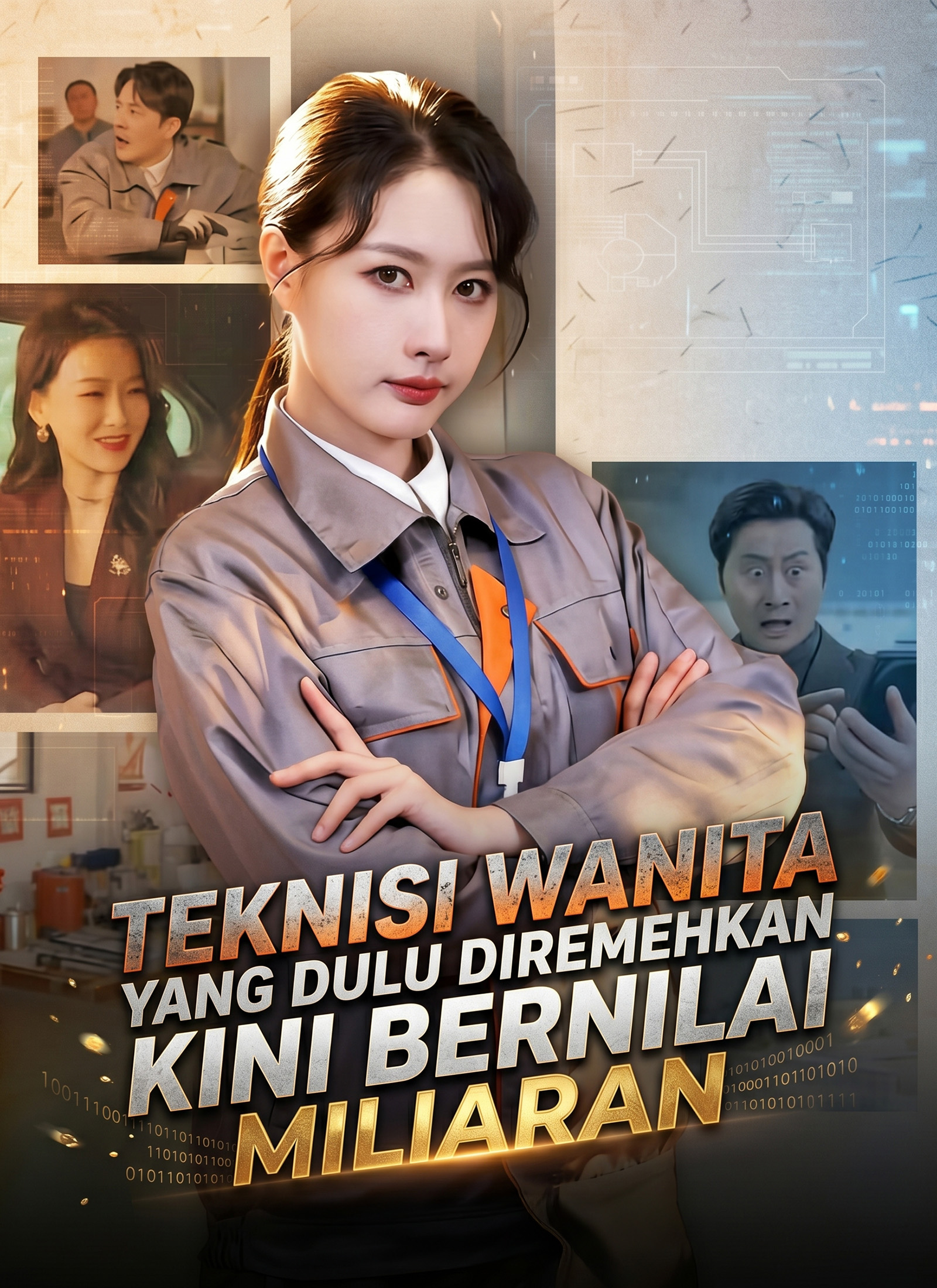 Poster Teknisi Wanita yang Dulu Diremehkan Kini Bernilai Miliaran