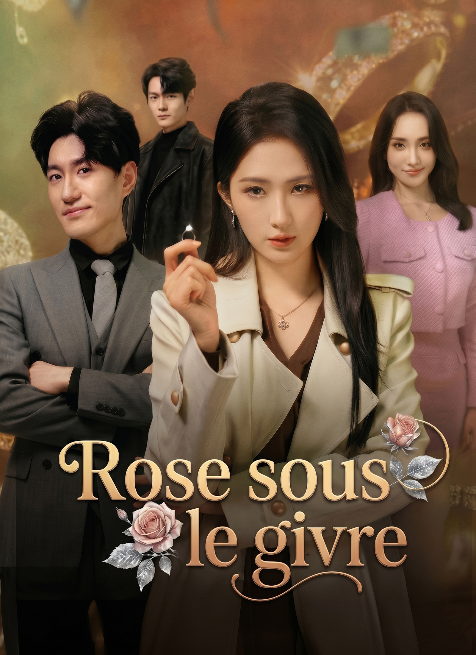 Rose sous le givre