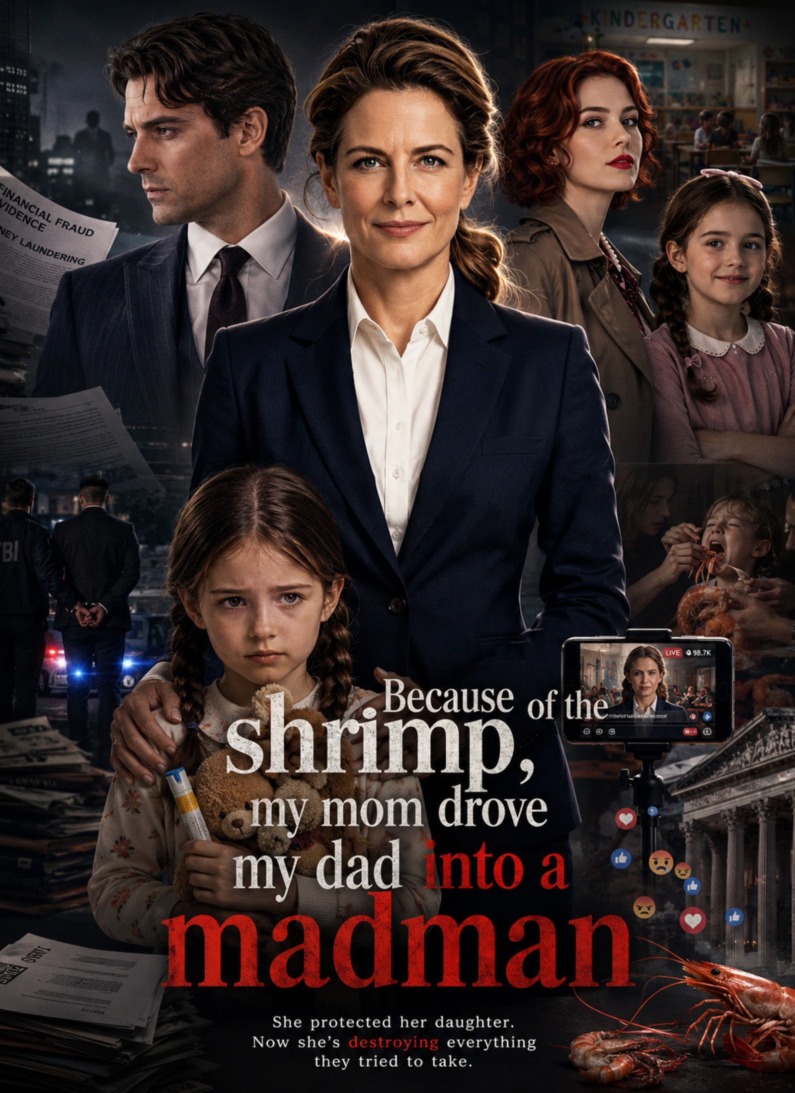 Because of the shrimp, my mom drove my dad into a madman cover