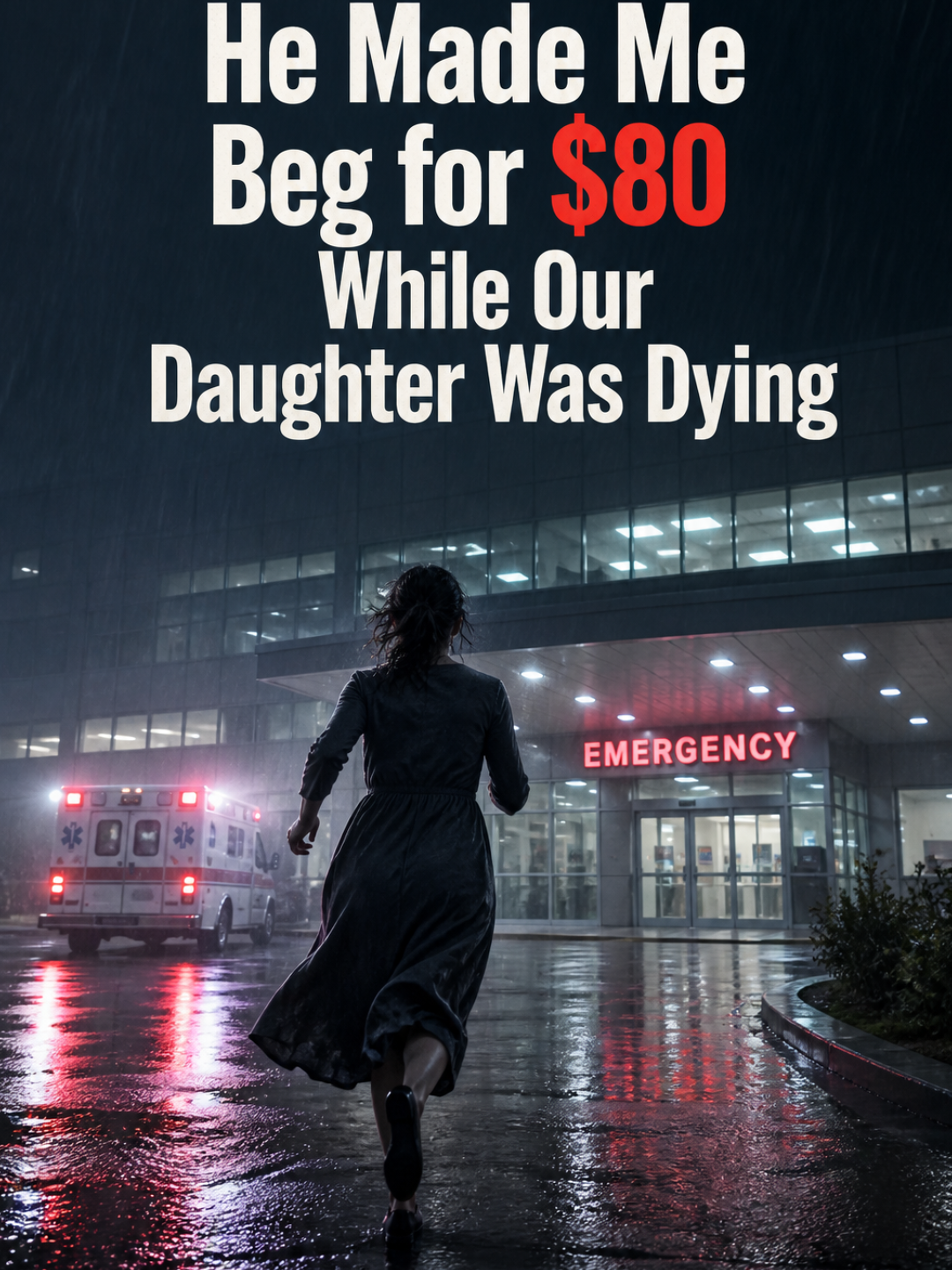 He Made Me Beg for $80 While Our Daughter Was Dying