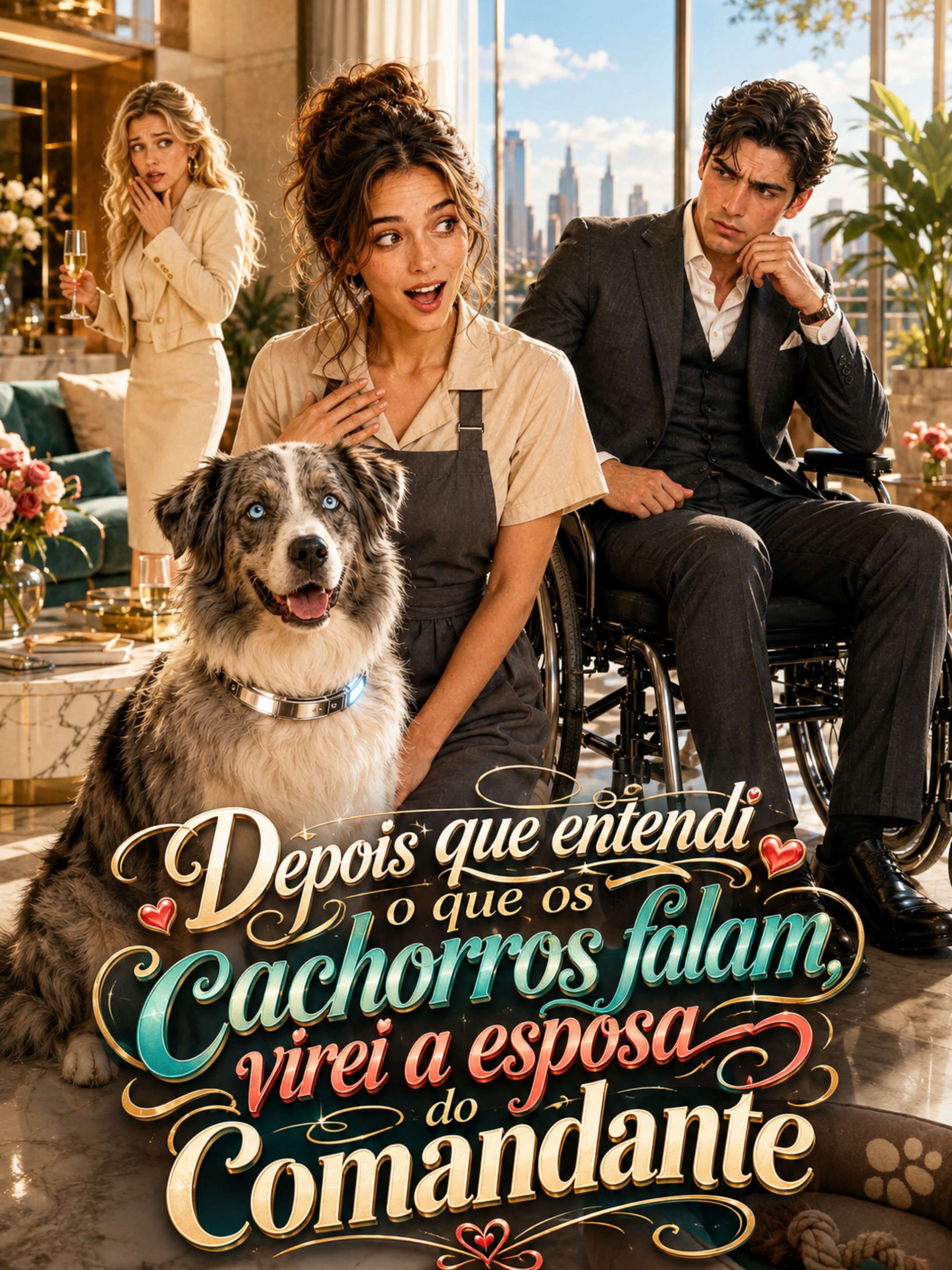 Depois que entendi o que os cachorros falam, virei a esposa do comandante