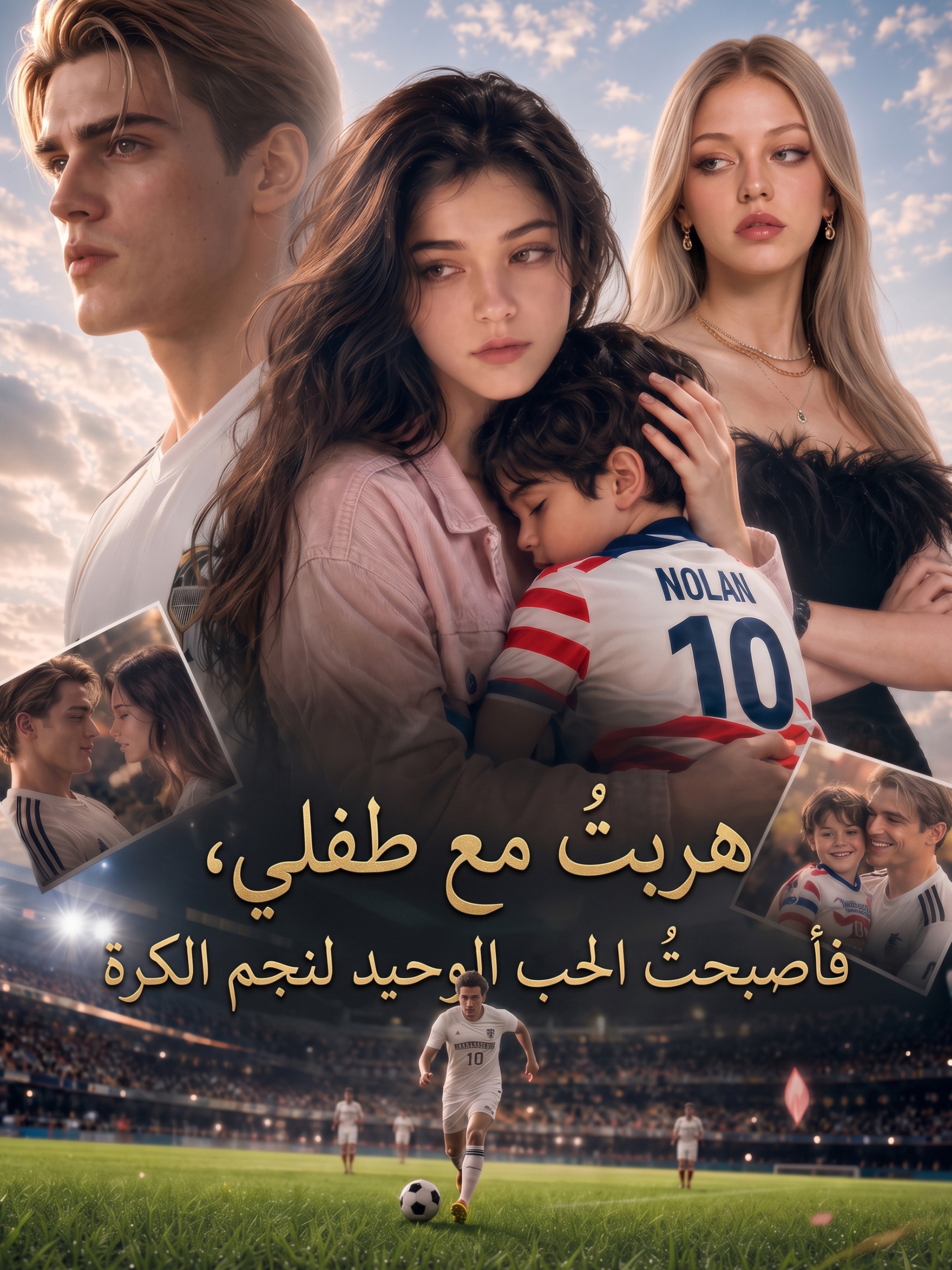 هربتُ مع طفلي، فأصبحتُ الحب الوحيد لنجم الكرة
